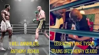 AJvsFURY agree to a two-fight deal | Fury - I got to  smash Wilder first | Mike Tyson, Cejudo