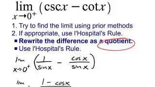 Lesson: Indeterminate Differences
