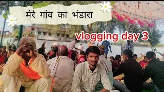 Mere gao ka Bhandara blogging day challenge 3 🙏❤️ sabhi log support Karen