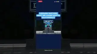 PANTHERS DRAFT XAVIER LEGETTE 32nd OVERALL 2024 NFL DRAFT