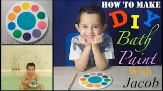 DIY BATH PAINT FOR TODDLERS & KIDS | EASY & SIMPLE | RINSES AWAY INSTANTLY!