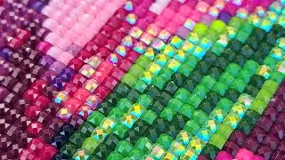 Ultimate Satisfying ASMR Diamond Painting  - Real Time - No Talking