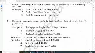 11th Accountancy   Public Exam August 2022   Original Question Paper