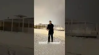 Да, мы радуемся снегу в Баку как дети! Такое бывает здесь очень редко! #baku #seabreeze