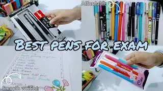 Best pens for exam 🌷💗✨ || #pens #affordable #smooth #writing #best #exam