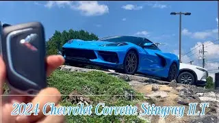 2024 Chevrolet Corvette Stingray 1LT with only 11k MILES!! In RAPID BLUE W/ RED ACCENTS!! Let&rsquo;s go!￼