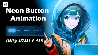 🔥Neon Button Animation Hover Effect l CSS and Html🔥😎
