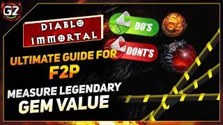 How To Measure Legendary Gem Value | Ultimate Guide - f2p | Diablo Immortal