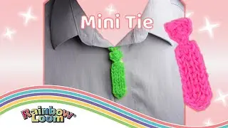 Mini Tie Charm Rainbow Loom Tutorial by Michelle | Intermediate level
