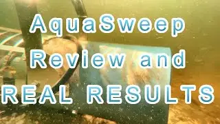 Scott Aerator AquaSweep Review and Results - Muck Remover - w Free Standing Post