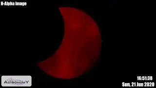 Partial Solar eclipse  June 21, 2020 (H-alpha filter)