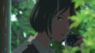 Adormeça rapido com o som da chuva |Anime The Garden of Words |Vibes Relaxantes