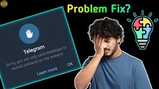 Telegram Massage Not Sent | Telegram Me Massage Send Nahi Ho Rha Hai kya kare? (Pt.25)