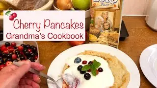 FOOD HAUL | FREE FOOD ! | 🍒 CHERRY PANCAKES FROM GRANDMA’S COOK BOOK | FRUGAL LIVING VLOG