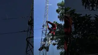 20-Meter Triangle Maintenance Tower in Karawang Area