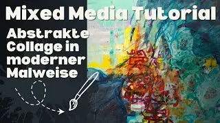 Layer by Layer Abstract Painting | Acrylic Technique