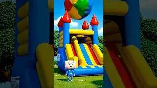 🏰Гигантский надувной батут &laquo;Подушкоголовый&raquo; &mdash; настоящее приключение! 🐥😄
