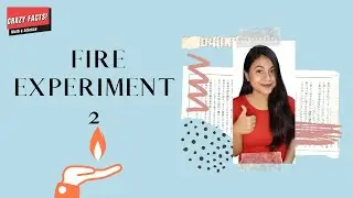 WATER & FIRE ।।  MIND BOGGLING SCIENCE ।। CRAZY SCIENCE EXPERIMENT। FUN SCIENCE AT HOME