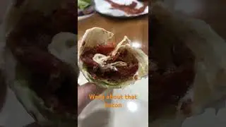 #onthisday #bacon #countrygirl #wrap #protienfood