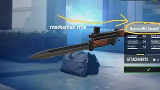 Trying the new bayonet for the M1 Garand DON'T MIND THE GAMEPLAY not a sniper pro 😉 