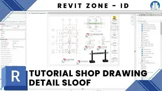 TUTORIAL SHOP DRAWING (LOD 350) DETAIL SLOOF | STUDI CASE RUMAH 2 LANTAI
