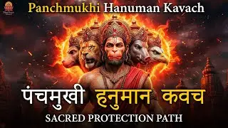 Panchmukhi Hanuman Kavach 🔱 | पंचमुखी हनुमान कवच | Sacred Protection Path