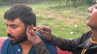 52-Minute Ear Cleaning in India – Surprisingly Relaxing Experience! | ASMR Street Barber