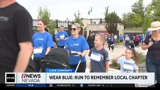 Nevada Veteran's Memorial Plaza hosts 'Wear Blue: Run to Remember'