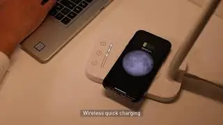 Baseus Lett wireless charging folding desk lamp