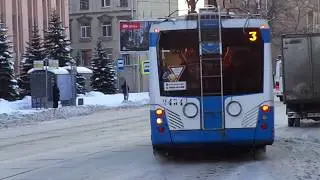 Троллейбус Санкт-Петербурга 9-26: БКМ-321 б.2434 по №3 (12.01.19)