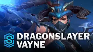 Dragonslayer Vayne Wild Rift Skin Spotlight