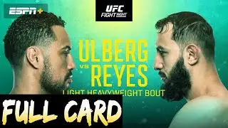 UFC Perth Predictions Ulberg vs Reyes Full Card Betting Breakdown