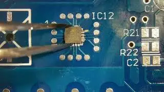 SMD soldering tutorial - Quad flat No lead package (QFN) install and removal