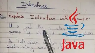 interface in java | java tutorial for beginners | ms coder