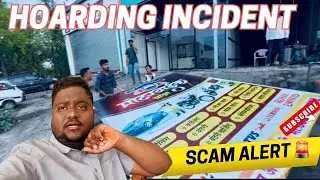 Scam Alert🚨 Hoarding Incident at Heavy Rain | 2025 Pahalgam Attack😱