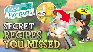 Animal Crossing New Horizons: SECRET RECIPES YOU MISSED! (Unlock Hidden DIY Recipes)