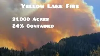 Yellow Lake Fire Update #utah #utwx #fire