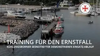 Training f&uuml;r den Ernstfall &ndash; K&uuml;hlungsborner Seenotretter demonstrieren Einsatz-Ablauf