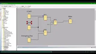 Motor Start Stop Program  Tutorial (LOGO PLC)