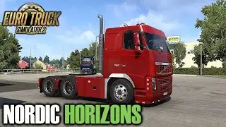 A trip to Northern Sweden in Euro Truck Simulator 2 - ETS2 Nordic Horizons DLC
