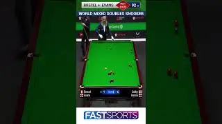 Baize Battle: Brecel & Evans Take on Selby & Kenna in Mixed Doubles Match | Fast Sports #snooker