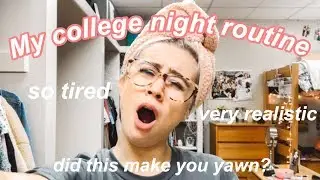 My College Night Routine 2019