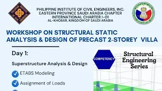 Part 15/26 | ETABS & SAFE: Analysis & Design of 2 Storey Precast Residential Villa