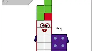 Number Blocks Tetration of 11 Band series