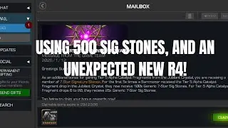 Использую 500 камней SIG для престижа! Плюс новый R4!