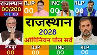 Rajasthan Assembly Election 2028 Opinion Poll | राजस्थान विधानसभा चुनाव 2028 | BJP vs Congress MODI