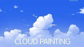 Lets Paint Anime Style Cumulus Cloud