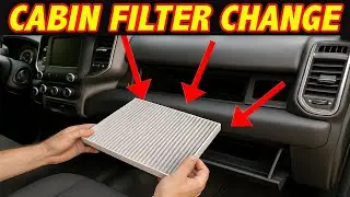 How to Replace Cabin Air Filter 2019+ RAM 2500 3500 Truck