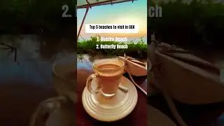 Top 5 clean beaches to visit in Goa🤍 #beaches #goabeach #ashvembeach #arambol #cleanbeach #mandrem