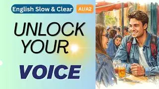 YOU Understand English But FREEZE Ordering Coffee? | Slow English for Confident Travelers